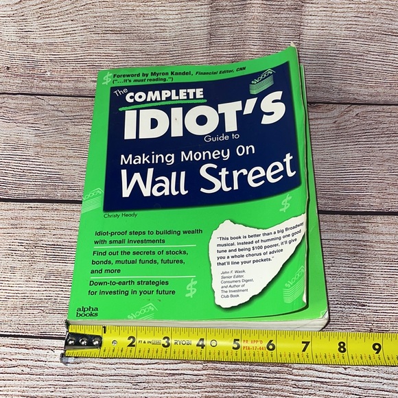 Vintage Book 1994 - The complete idiots guide to making money on Wall Street - Picture 4 of 17